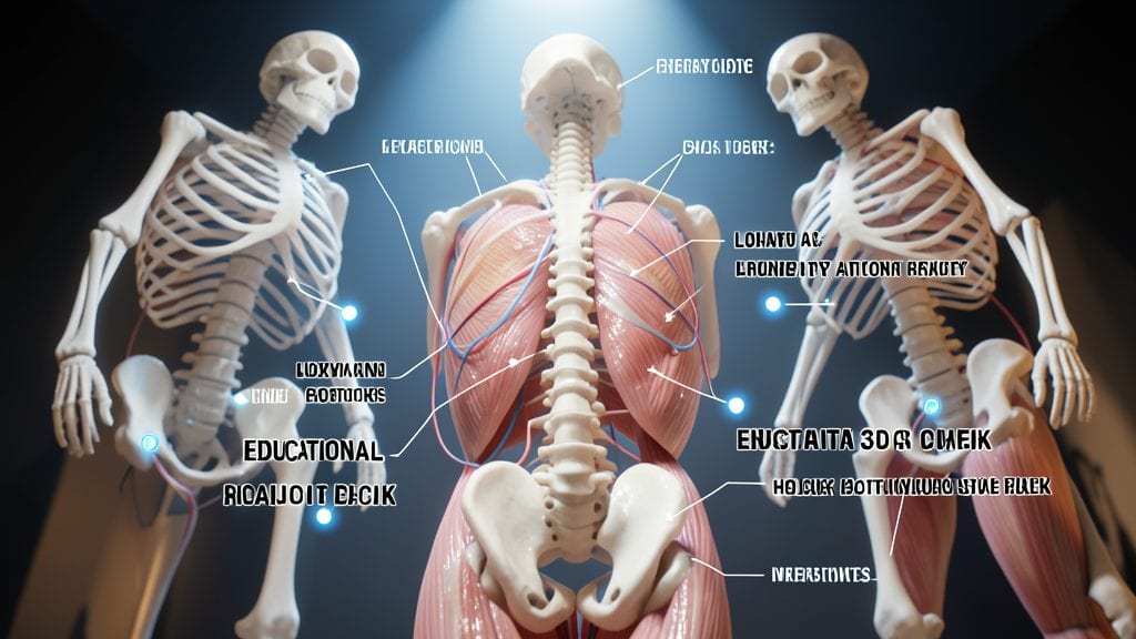 Educational 3D Anatomy Slide Deck