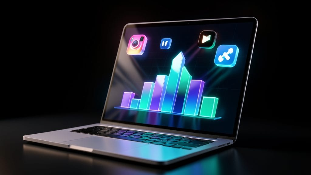 3D Social Media Campaign Template