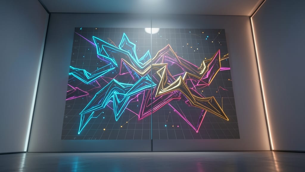 Custom Financial Data Art with Algorithmic Design