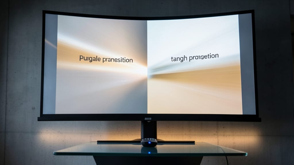 Push Transition for Creative Storytelling