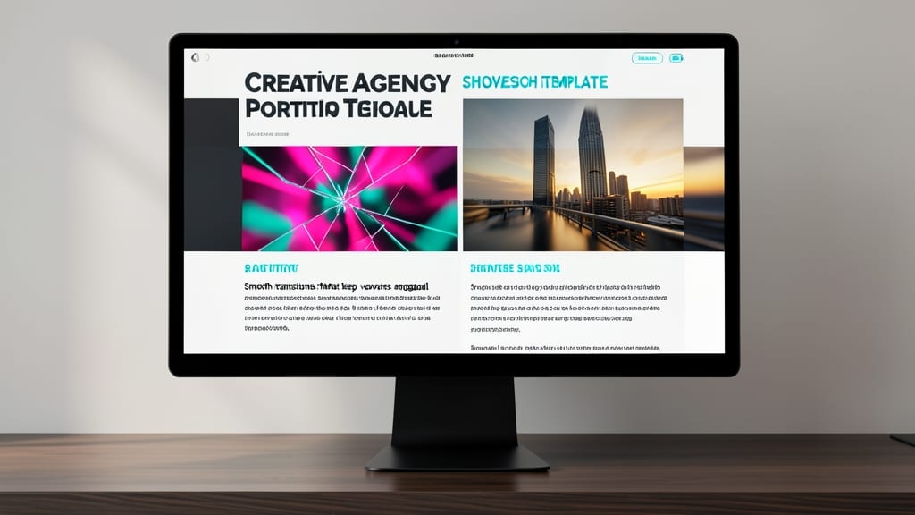 Creative Agency Portfolio Showcase Template