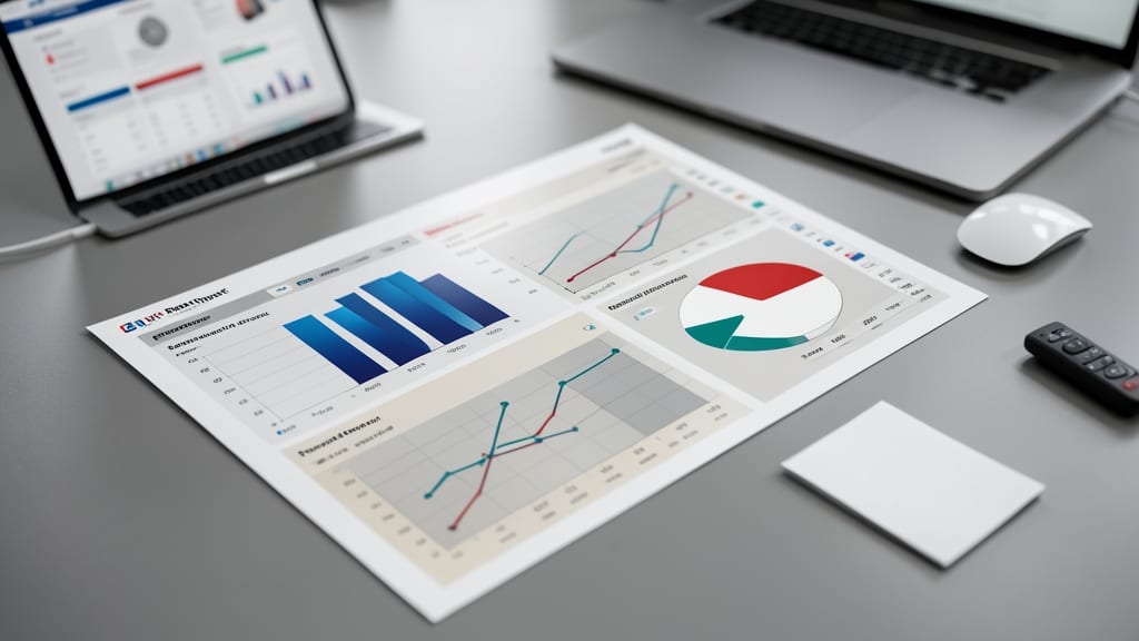 Financial Report Dashboard Template