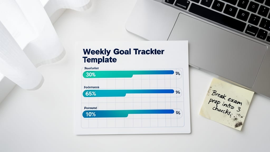 Weekly Goal Tracker Template