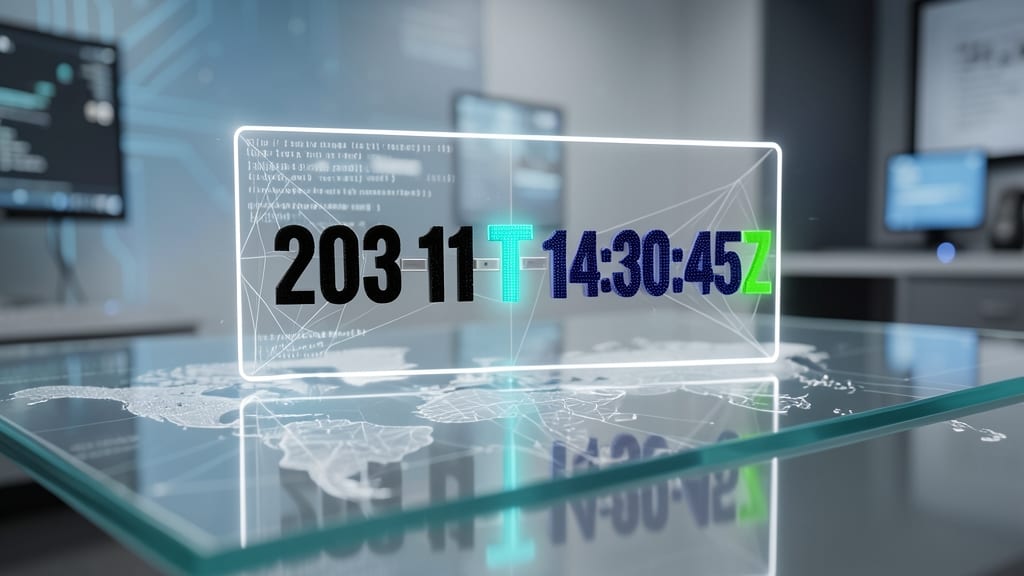 ISO 8601 International Date and Time Format